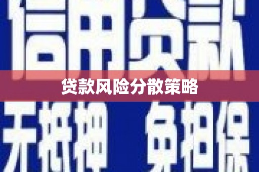 阳曲贷款风险分散策略