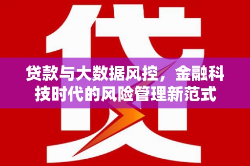 阳曲贷款与大数据风控，金融科技时代的风险管理新范式