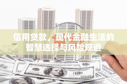 阳曲信用贷款，现代金融生活的智慧选择与风险规避