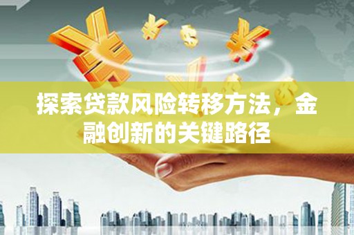 阳曲探索贷款风险转移方法，金融创新的关键路径