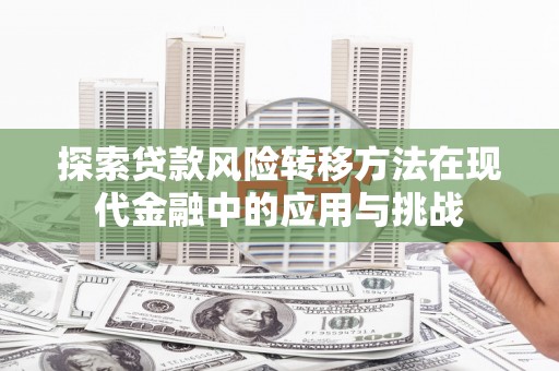 阳曲探索贷款风险转移方法在现代金融中的应用与挑战