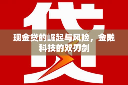 阳曲现金贷的崛起与风险，金融科技的双刃剑