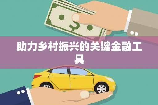 阳曲助力乡村振兴的关键金融工具