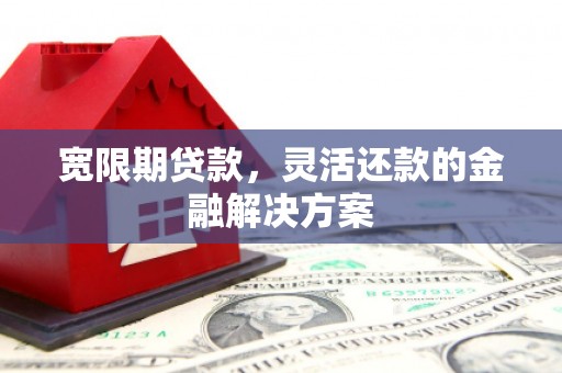 阳曲宽限期贷款，灵活还款的金融解决方案