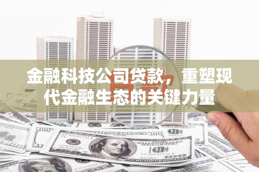 阳曲金融科技公司贷款，重塑现代金融生态的关键力量