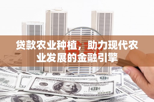 阳曲贷款农业种植，助力现代农业发展的金融引擎