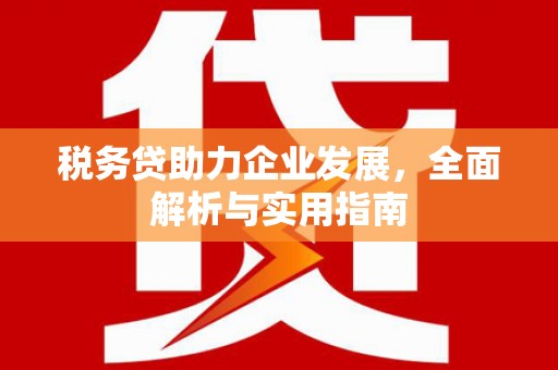 阳曲税务贷助力企业发展，全面解析与实用指南