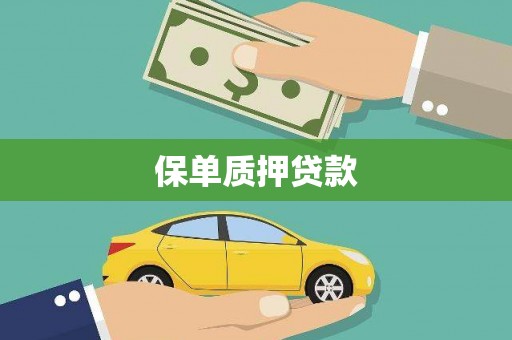 阳曲保单质押贷款