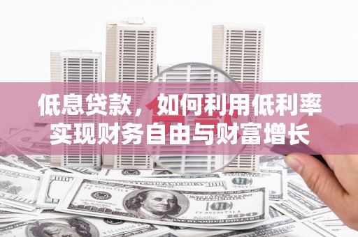 阳曲低息贷款，如何利用低利率实现财务自由与财富增长